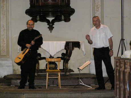 Libor Janeček a Josef Čudlý, organizátor koncertů